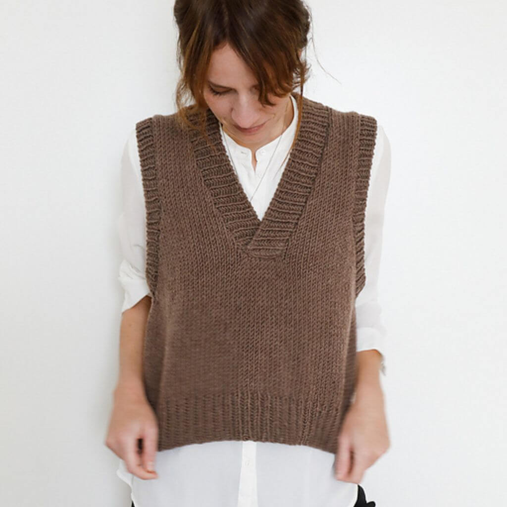 Paulastrickt Pattern Pullunder Mara Vest Strickanleitung - Paulstrickt (PDF) Lieblingsgarn