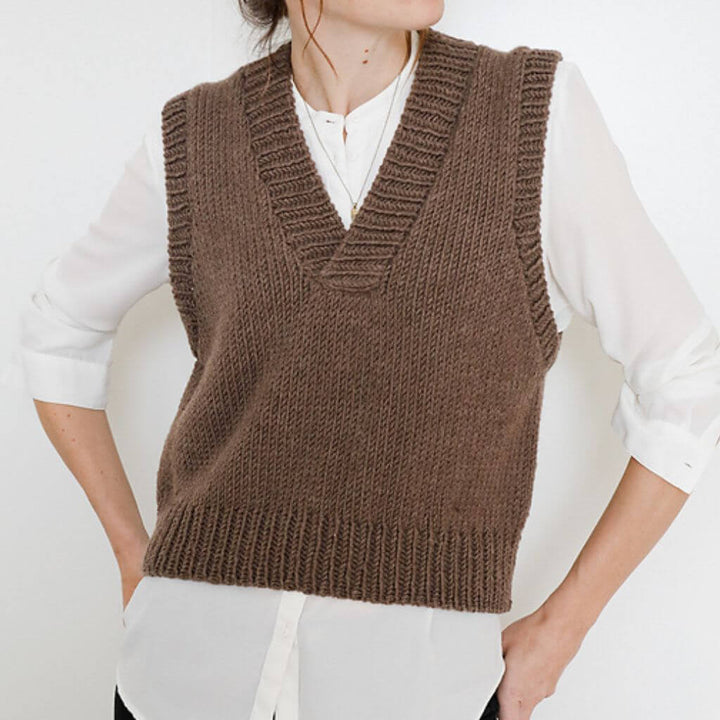 Paulastrickt Pattern Pullunder Mara Vest Strickanleitung - Paulstrickt (PDF) Lieblingsgarn