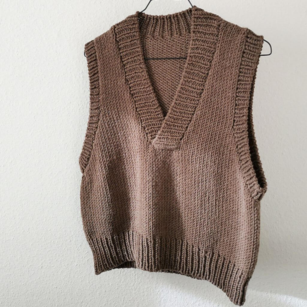 Paulastrickt Pattern Pullunder Mara Vest Strickanleitung - Paulstrickt (PDF) Lieblingsgarn