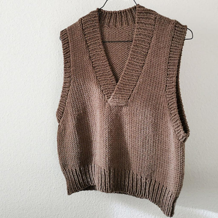 Paulastrickt Pattern Pullunder Mara Vest Strickanleitung - Paulstrickt (PDF) Lieblingsgarn