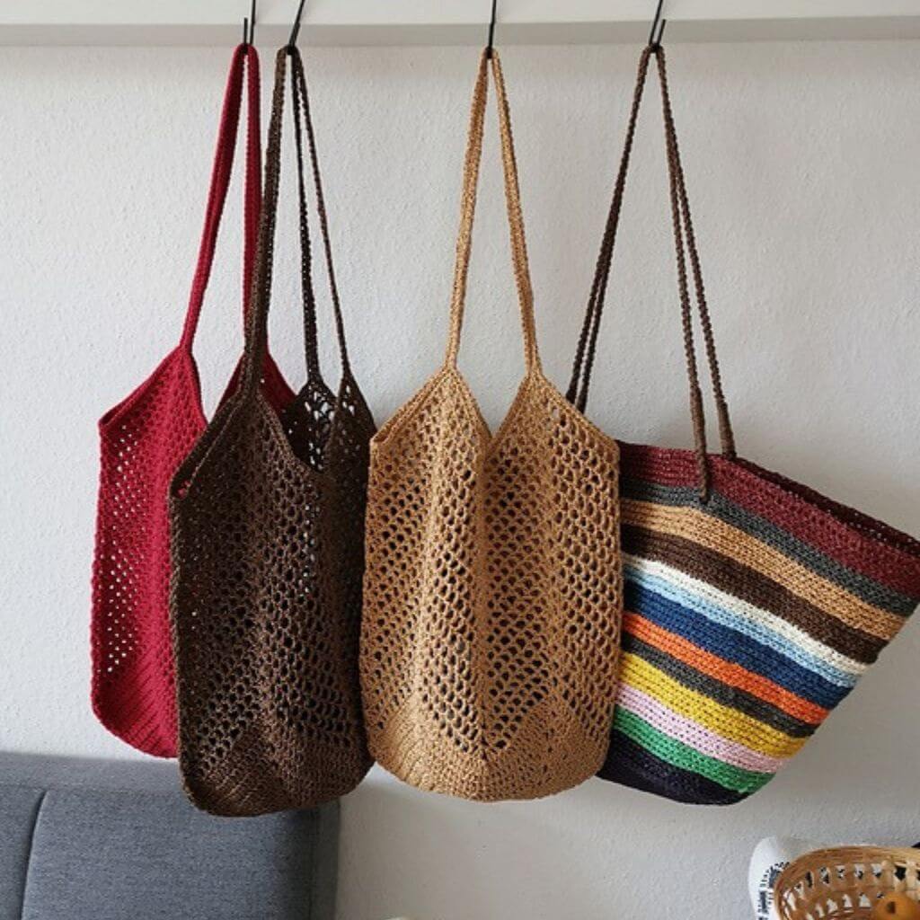 Paulastrickt Pattern Tasche Saladan Bag Häkelanleitung - Paulastrickt (PDF) Lieblingsgarn