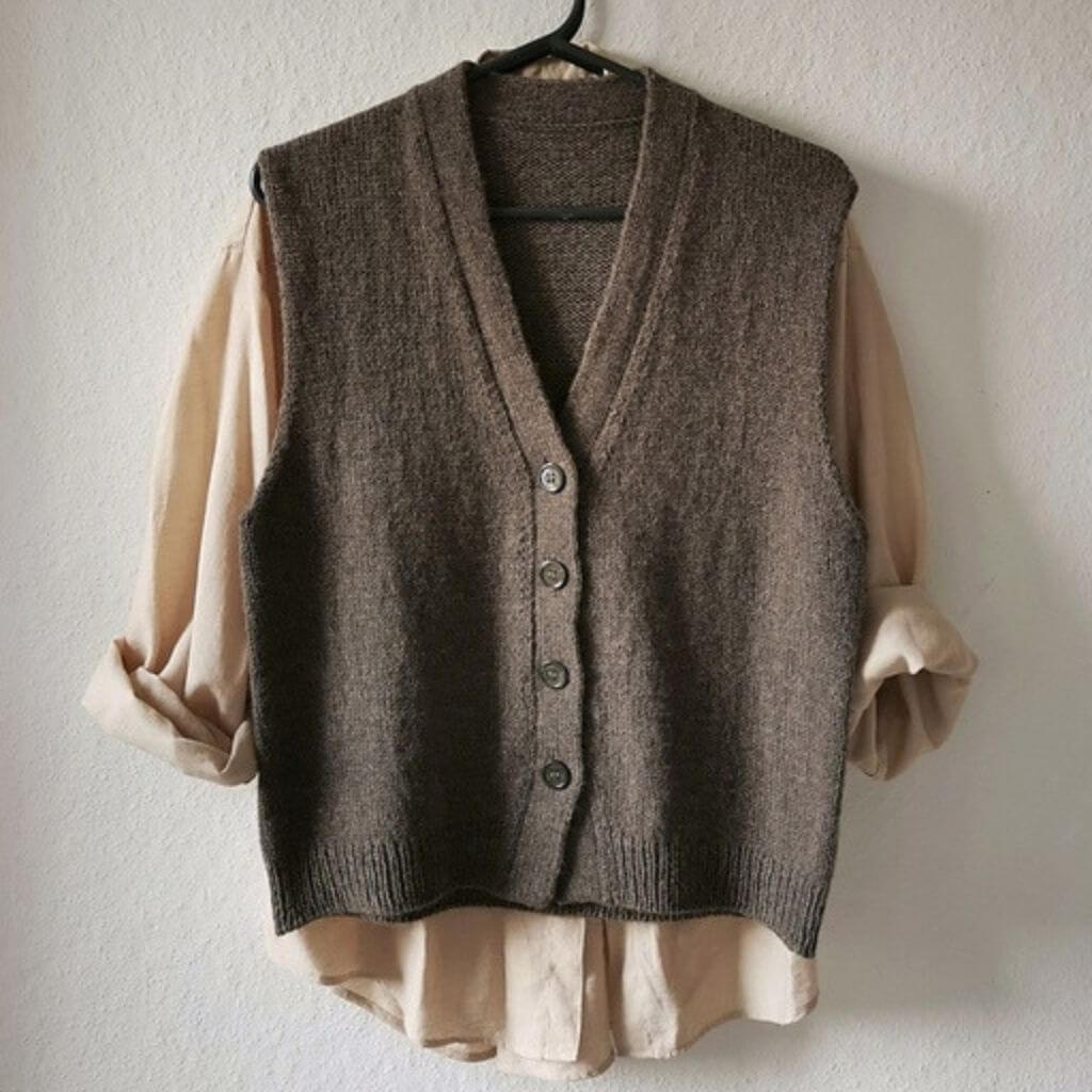 Paulastrickt Pattern Weste Toni Vest Strickanleitung - Paulstrickt (PDF) Lieblingsgarn