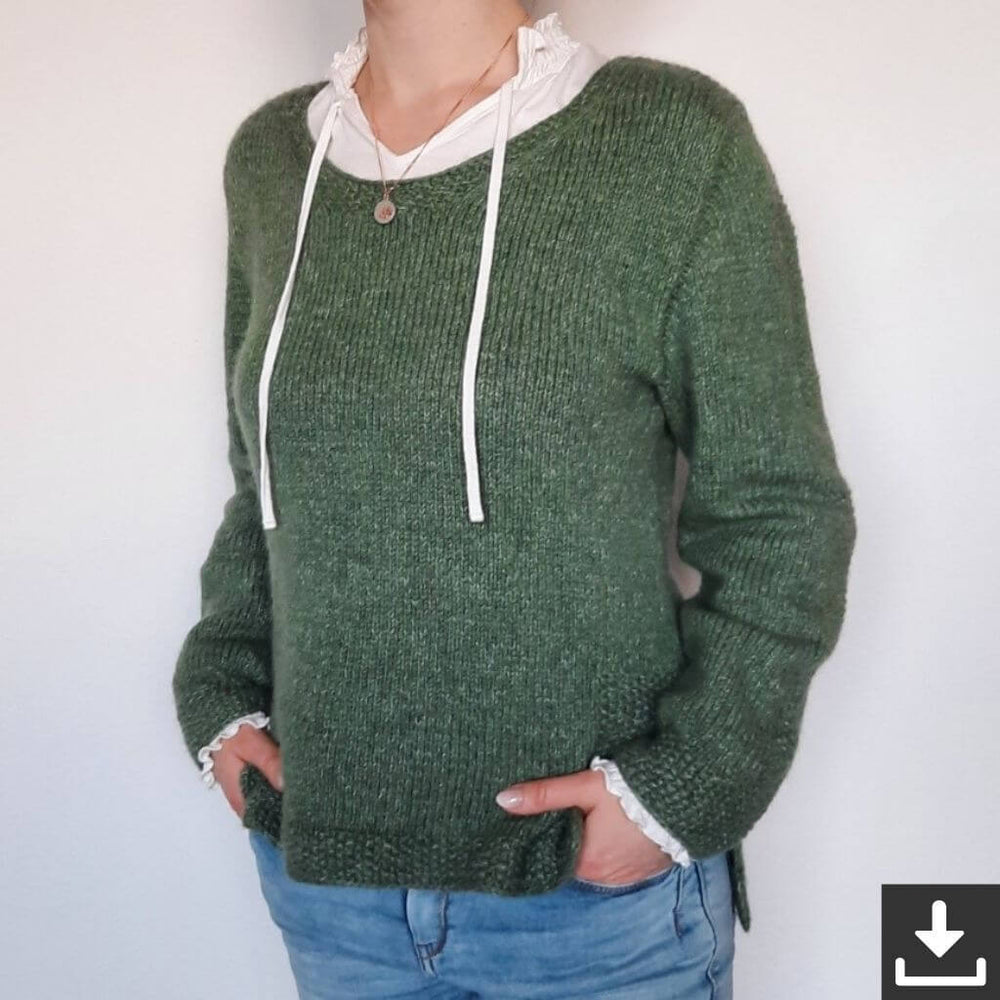 Nadelmelodie Pullover Pearl Sweater Strickanleitung - Nadelmelodie (PDF) Lieblingsgarn