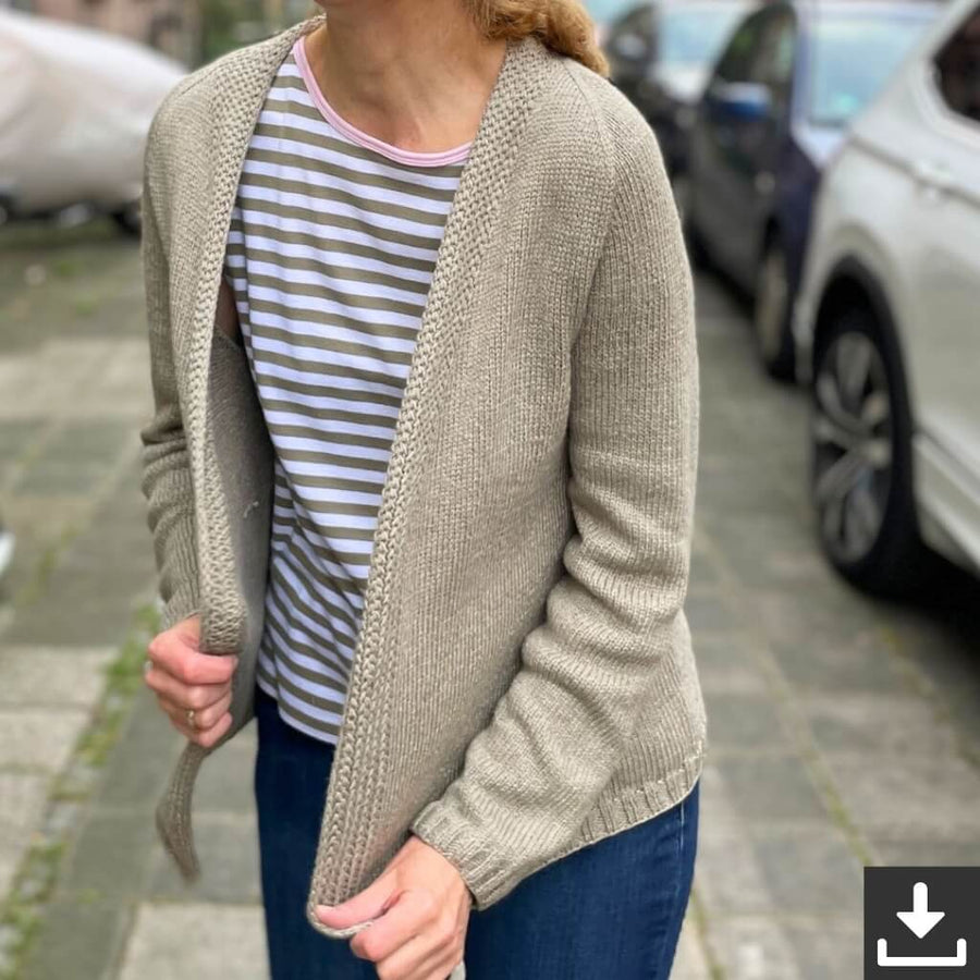 Strickauszeit Penna Cardigan Strickanleitung - Strickauszeit (PDF) Lieblingsgarn