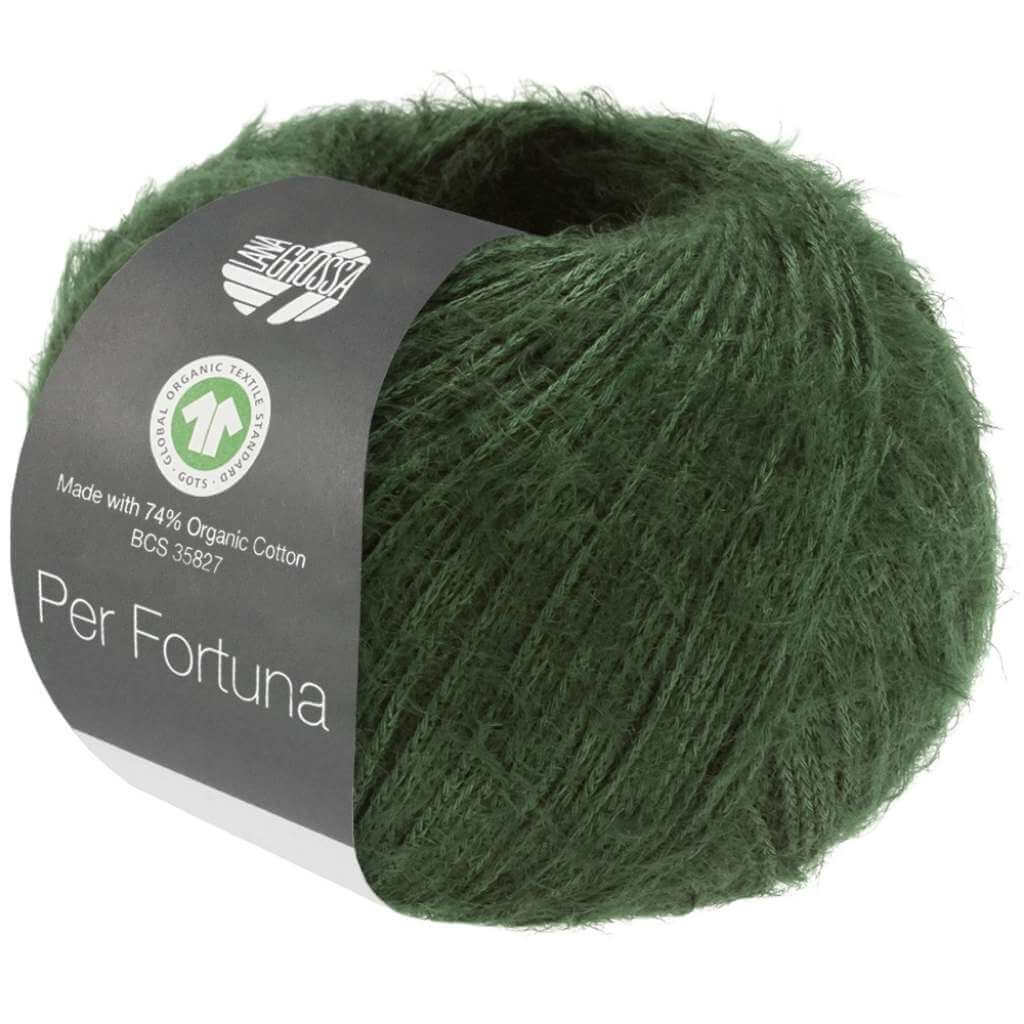 Lana Grossa 61 - Dunkelgrün Lana Grossa Per Fortuna GOTS Lieblingsgarn