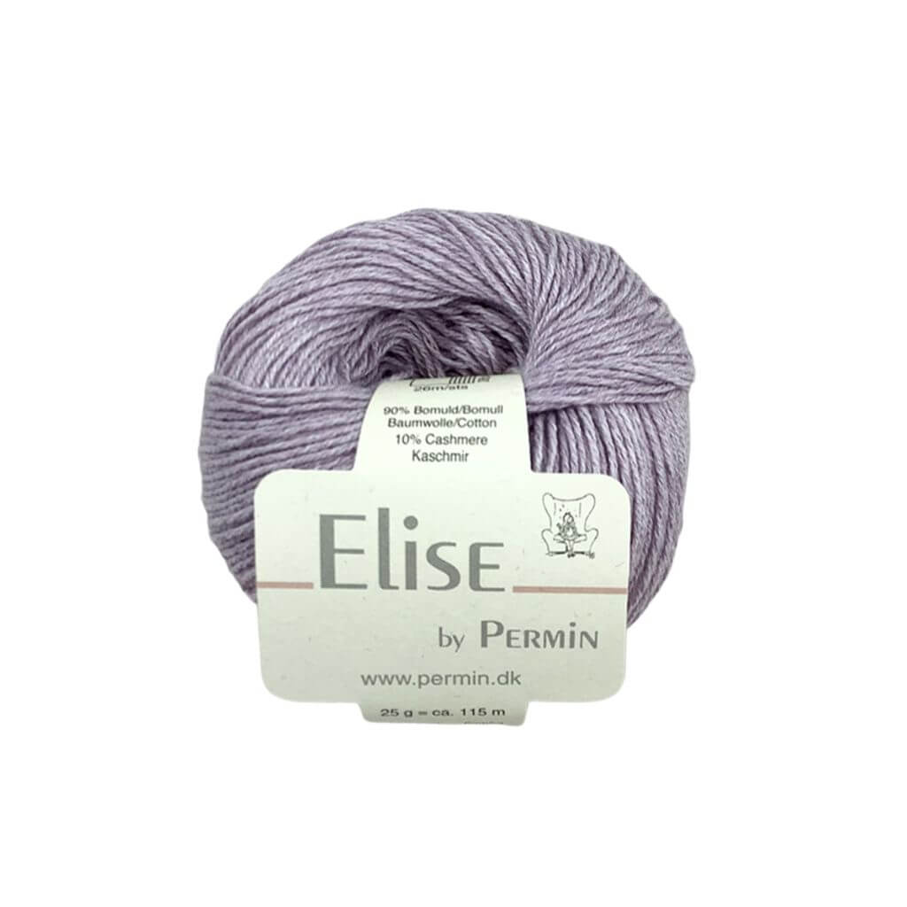Permin Elise, Farbe 25 Mulberry – Kaschmir und Stricken.Baumwolle bei Lieblingsgarn