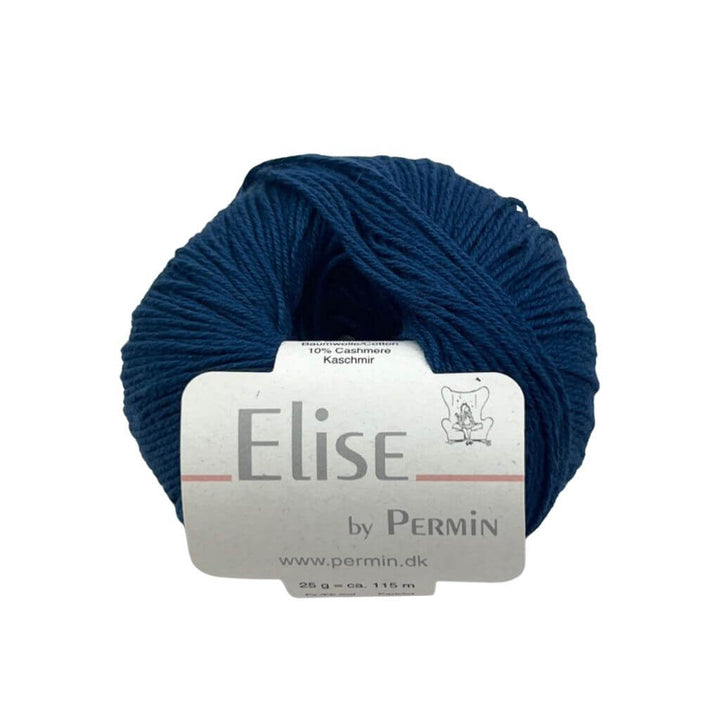 Permin Elise, Farbe 39 Marine Blau – Kaschmir und Stricken.Baumwolle bei Lieblingsgarn