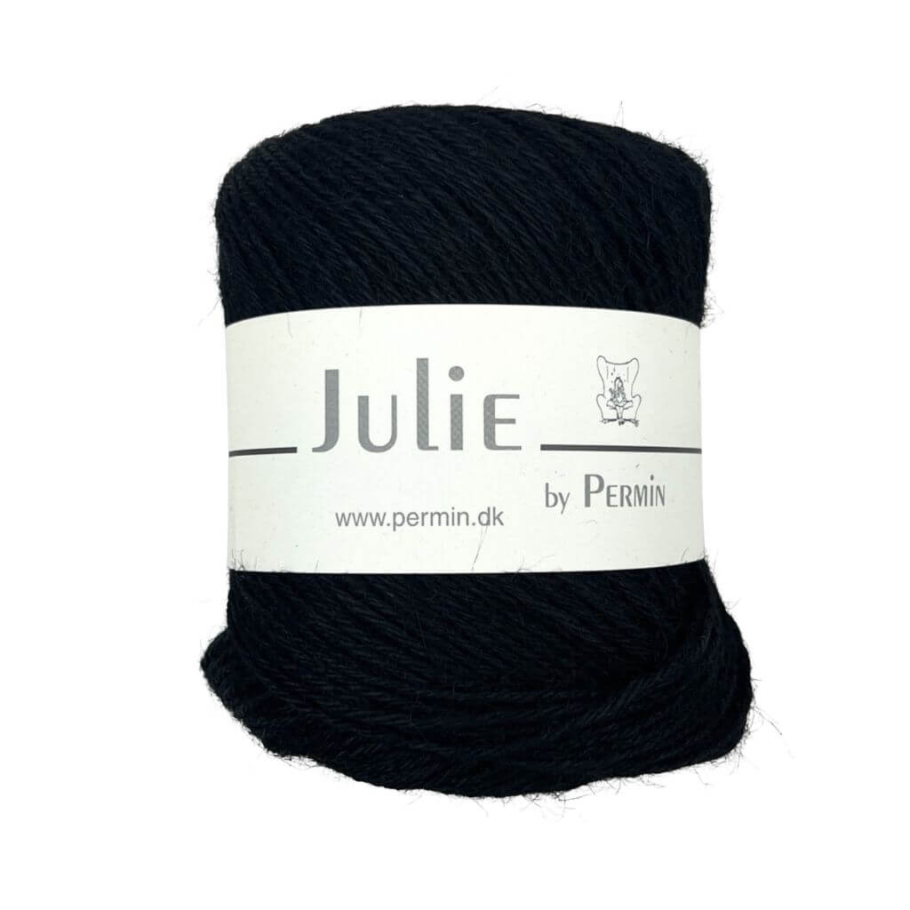 Permin Julie, Farbe 06 Schwarz – Sonstige Naturfasern bei Lieblingsgarn