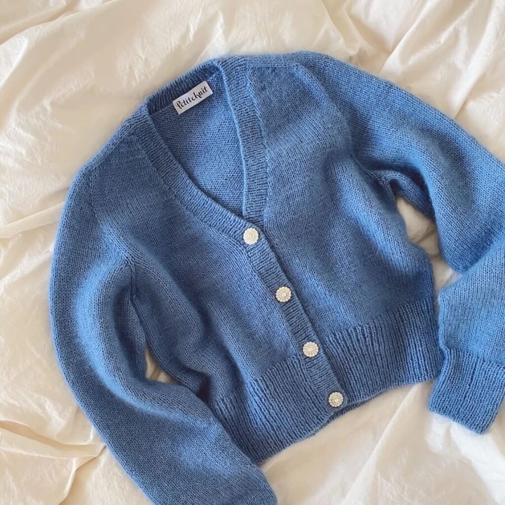 PetiteKnit Pattern Strickjacke April Cardigan Strickanleitung - PetiteKnit (Heft) Lieblingsgarn