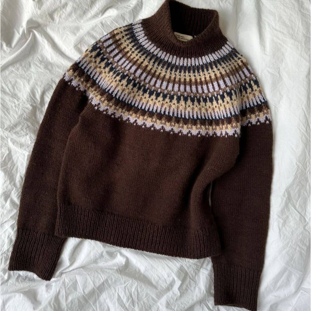 PetiteKnit Pattern Norwegerpullover Celeste Sweater Strickanleitung - PetiteKnit (Heft) Lieblingsgarn