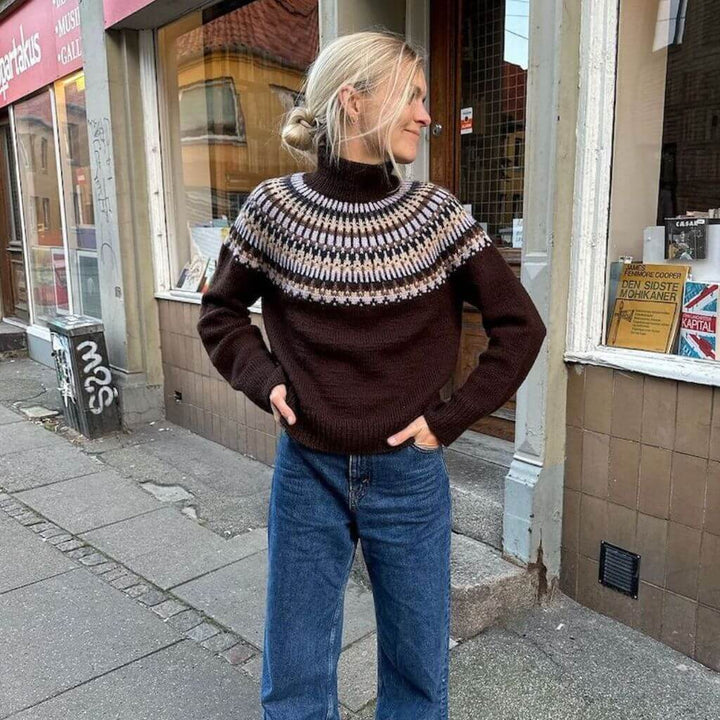PetiteKnit Pattern Norwegerpullover Celeste Sweater Strickanleitung - PetiteKnit (Heft) Lieblingsgarn