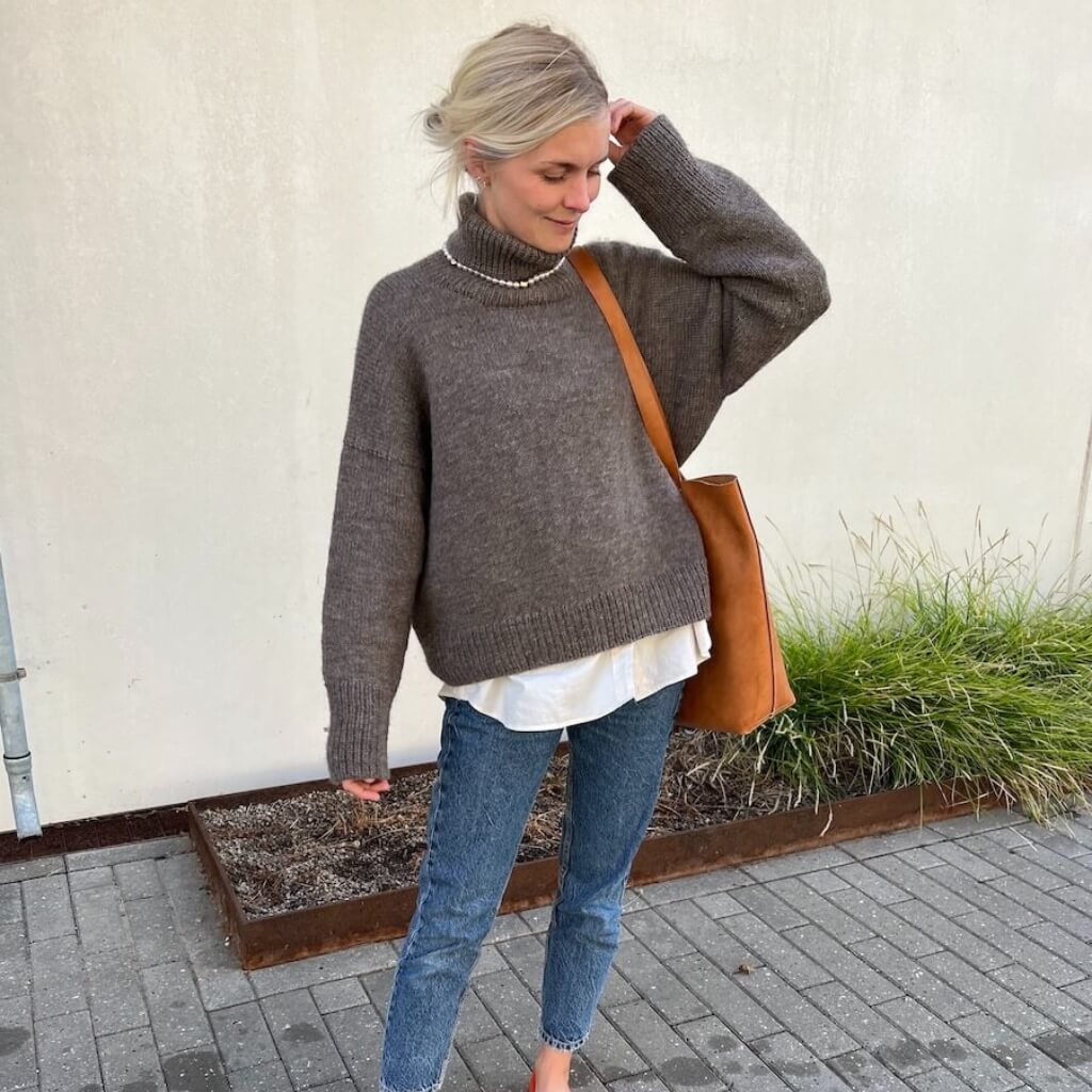 PetiteKnit Pattern Pullover Chestnut Sweater Strickanleitung - PetiteKnit (Heft) Lieblingsgarn