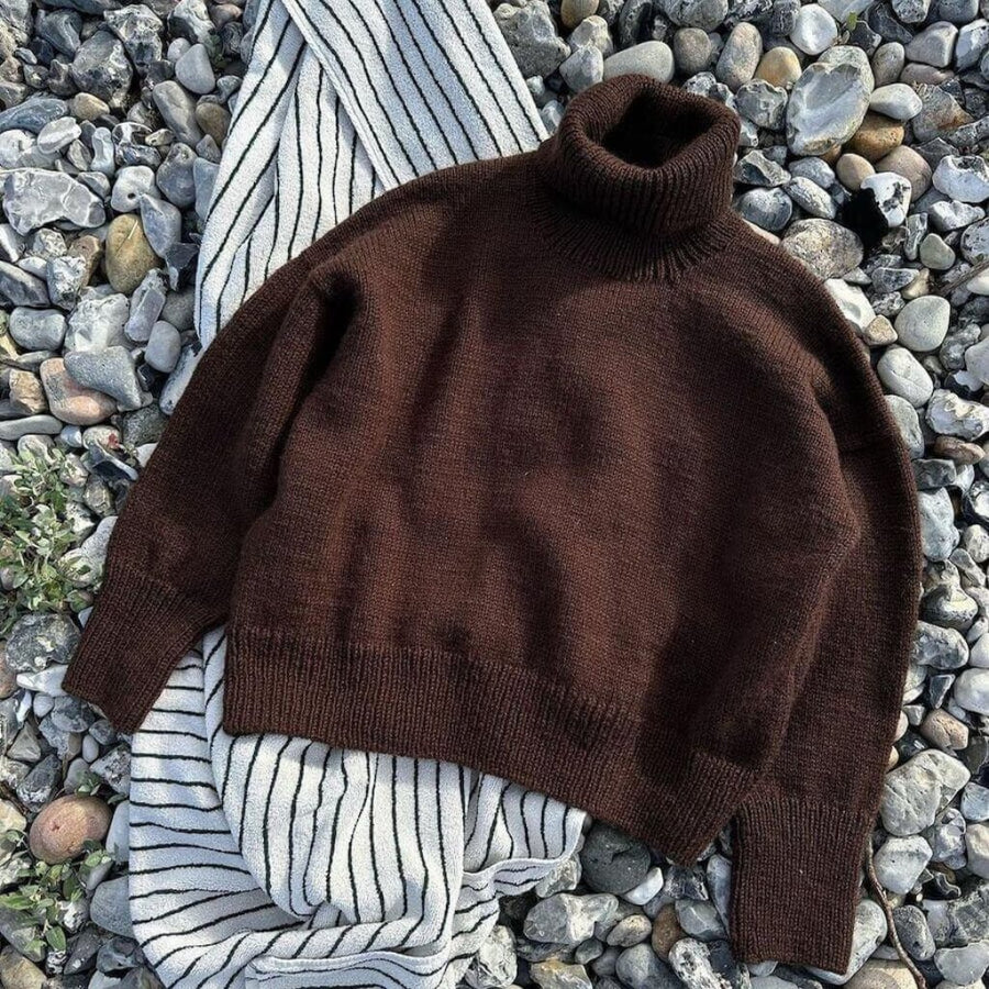 PetiteKnit Pattern Pullover Chestnut Sweater Strickanleitung - PetiteKnit (Heft) Lieblingsgarn