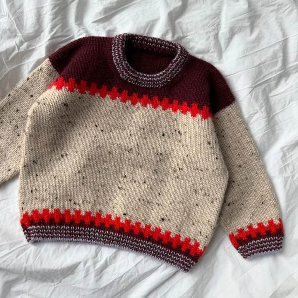 PetiteKnit Cross Sweater Junior Pullover Strickanleitung - PetiteKnit (Heft) Lieblingsgarn