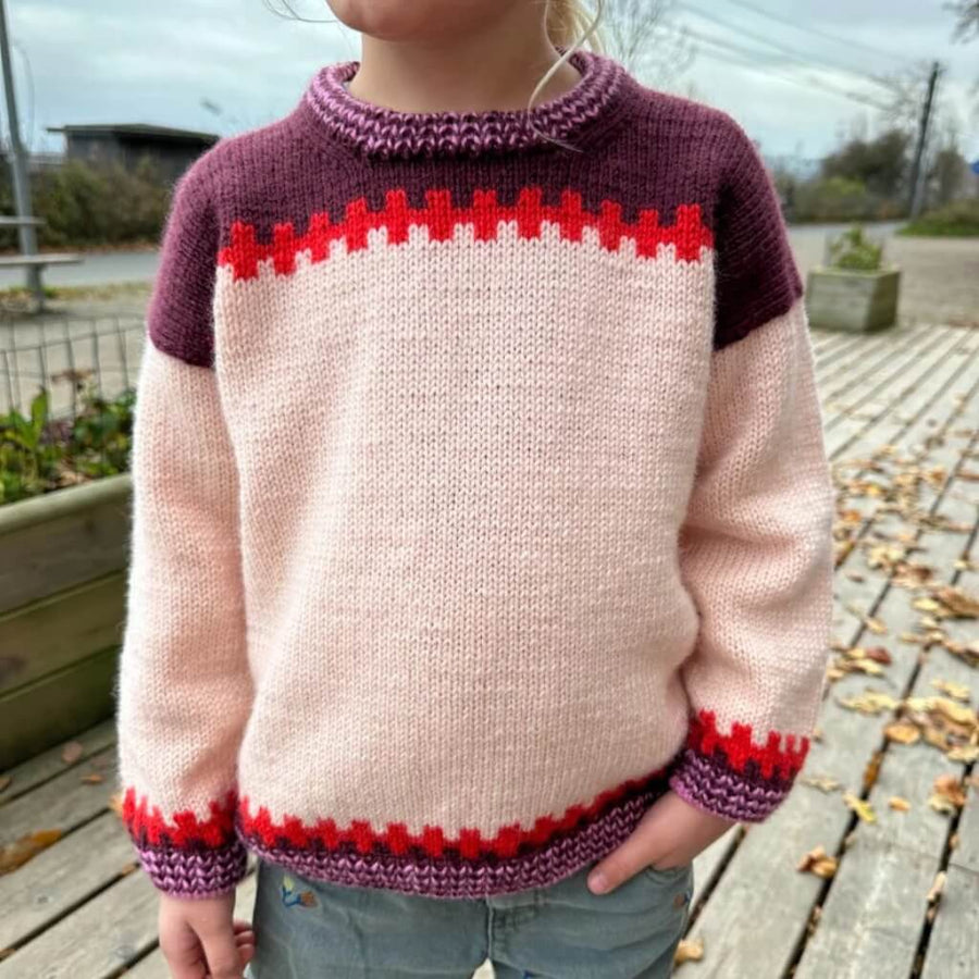 PetiteKnit Cross Sweater Junior Pullover Strickanleitung - PetiteKnit (Heft) Lieblingsgarn