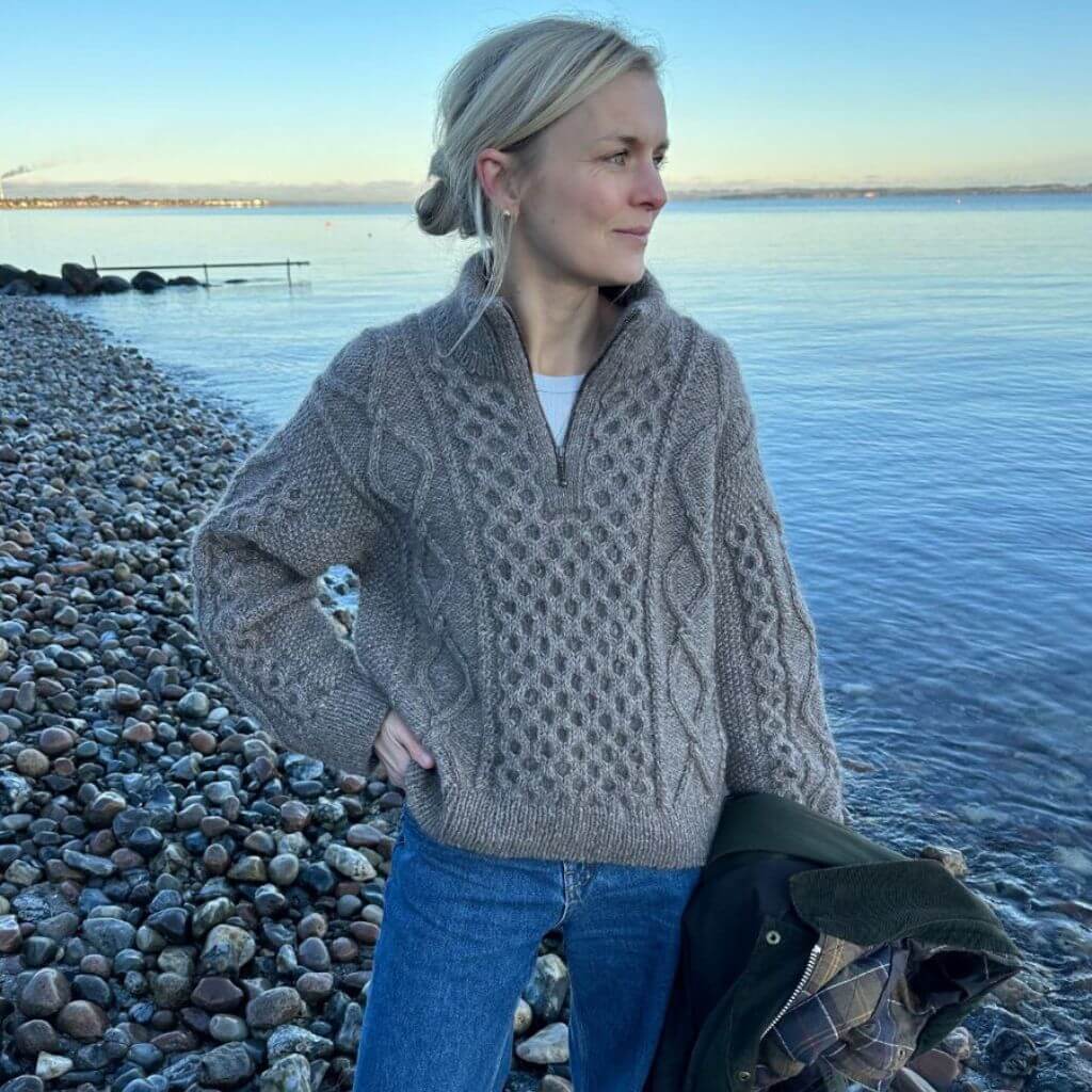 PetiteKnit Pullover Dagmar Zipper Sweater Strickanleitung - PetiteKnit (Heft) Lieblingsgarn