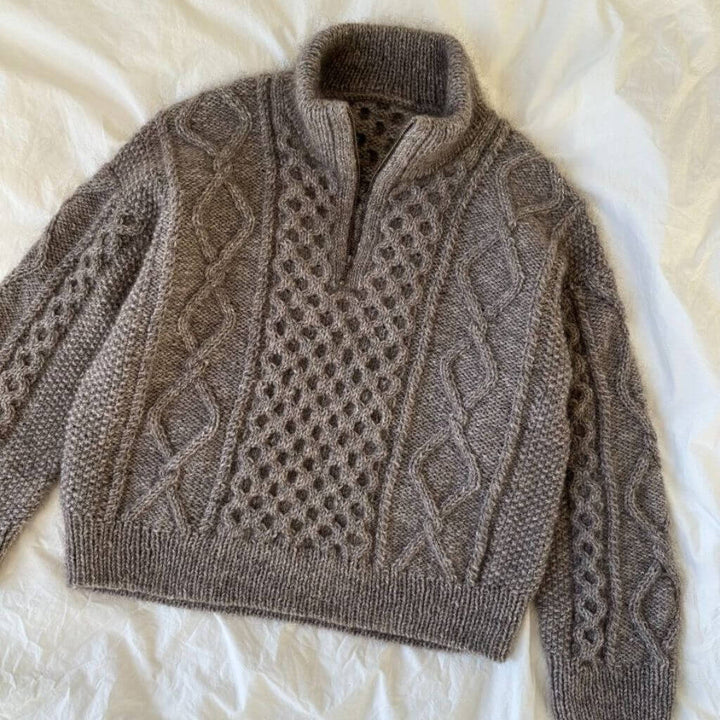 PetiteKnit Pullover Dagmar Zipper Sweater Strickanleitung - PetiteKnit (Heft) Lieblingsgarn