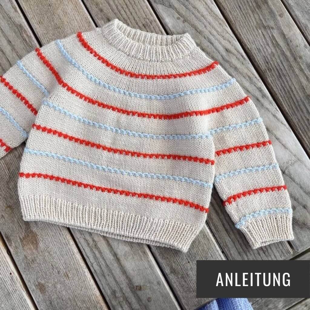 PetiteKnit Pattern Kinder Pullover Festival Sweater Strickanleitung - PetiteKnit (Heft) Lieblingsgarn