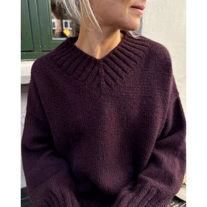 PetiteKnit Hannah Sweater V-Neck Strickanleitung - PetiteKnit (Heft) Lieblingsgarn