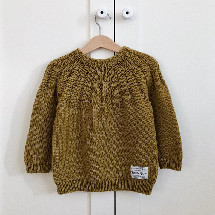 PetiteKnit Pattern Kinder Pullover Haralds Sweater Strickanleitung - PetiteKnit (Heft) Lieblingsgarn