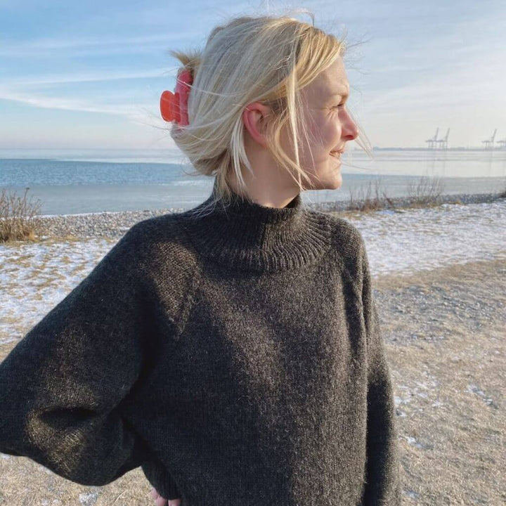 PetiteKnit Pattern Damen Pullover Louvre Sweater Strickanleitung - PetiteKnit (Heft) Lieblingsgarn