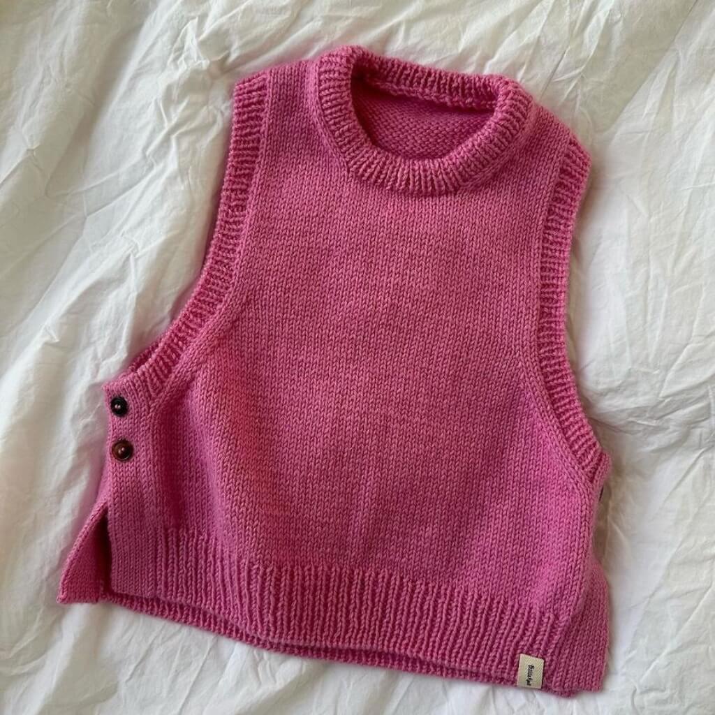 PetiteKnit Pattern Pullunder Lulu Slipover Junior Strickanleitung - PetiteKnit (Heft) Lieblingsgarn