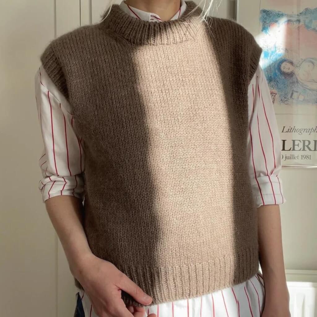 PetiteKnit Pattern Pullunder Novice Slipover Strickanleitung - PetiteKnit (Heft) Lieblingsgarn