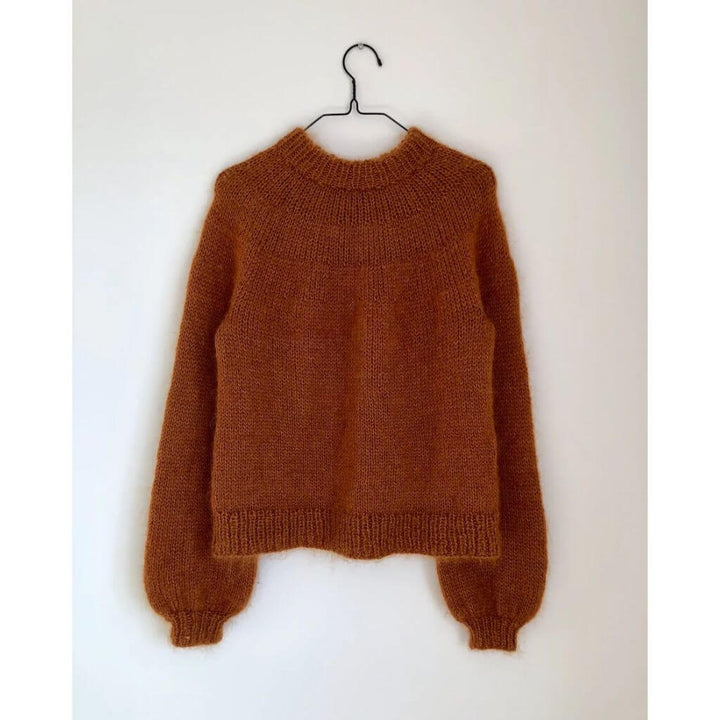 PetiteKnit Damen Pullover Novice Sweater Strickanleitung - Sandnes Garn (Heft) Lieblingsgarn