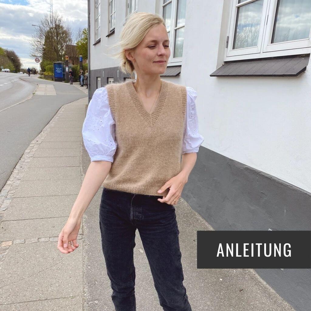 PetiteKnit Pattern Stockholm Pullunder V-Ausschnitt Strickanleitung - PetiteKnit (Heft) Lieblingsgarn