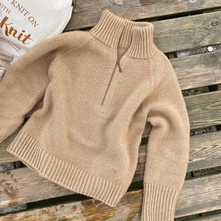 PetiteKnit Zipper Sweater Damen Lieblingsgarn
