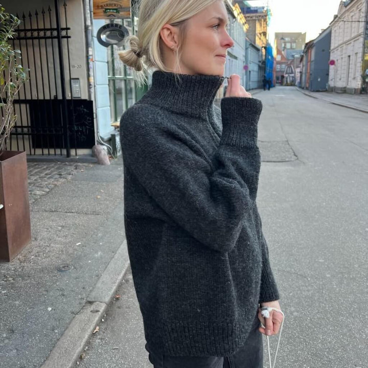 PetiteKnit Pattern Rollkragenpullover Zipper Sweater Light Strickanleitung - PetiteKnit (Heft) Lieblingsgarn
