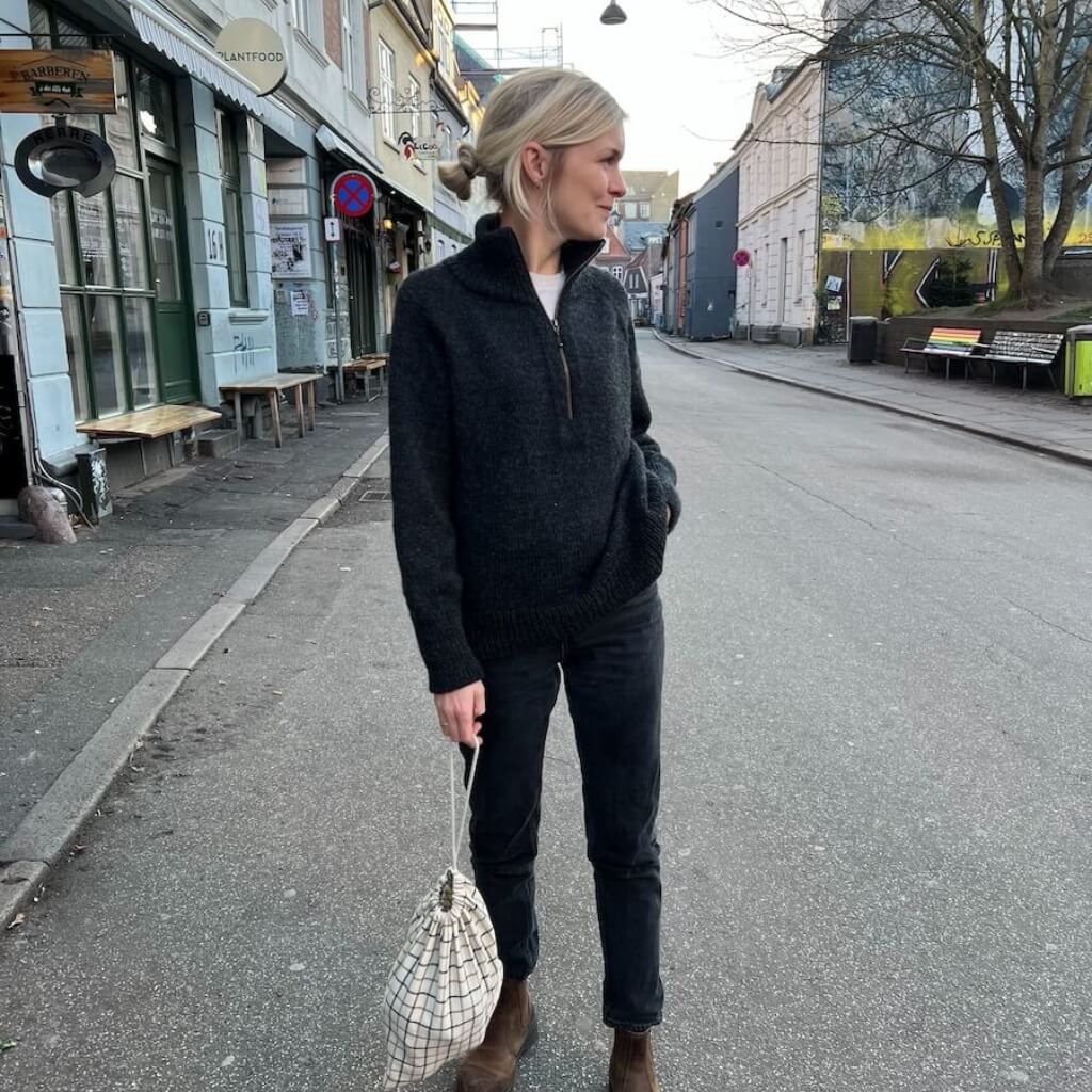 PetiteKnit Pattern Rollkragenpullover Zipper Sweater Light Strickanleitung - PetiteKnit (Heft) Lieblingsgarn