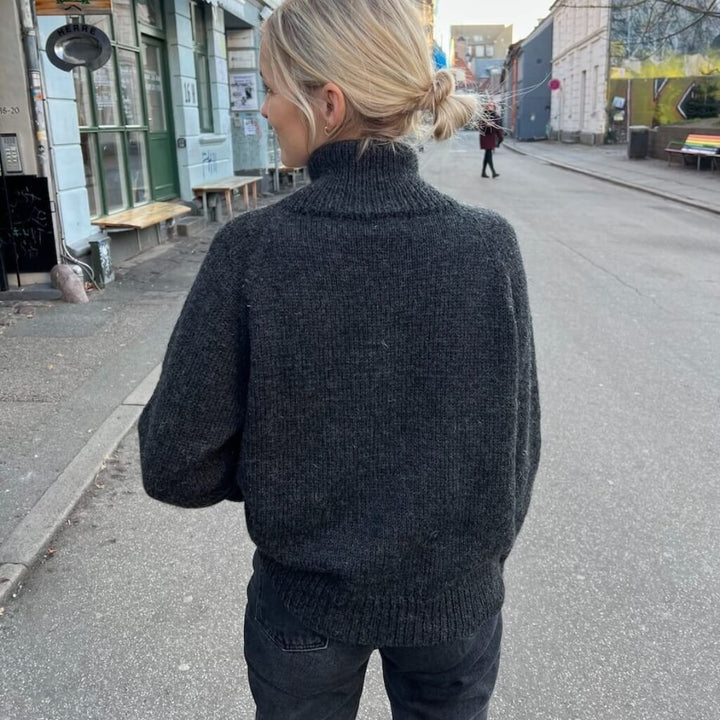 PetiteKnit Pattern Rollkragenpullover Zipper Sweater Light Strickanleitung - PetiteKnit (Heft) Lieblingsgarn