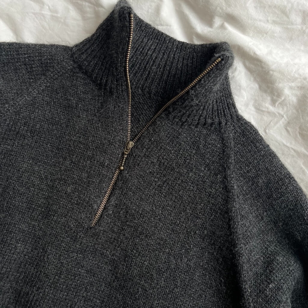 PetiteKnit Pattern Rollkragenpullover Zipper Sweater Light Strickanleitung - PetiteKnit (Heft) Lieblingsgarn