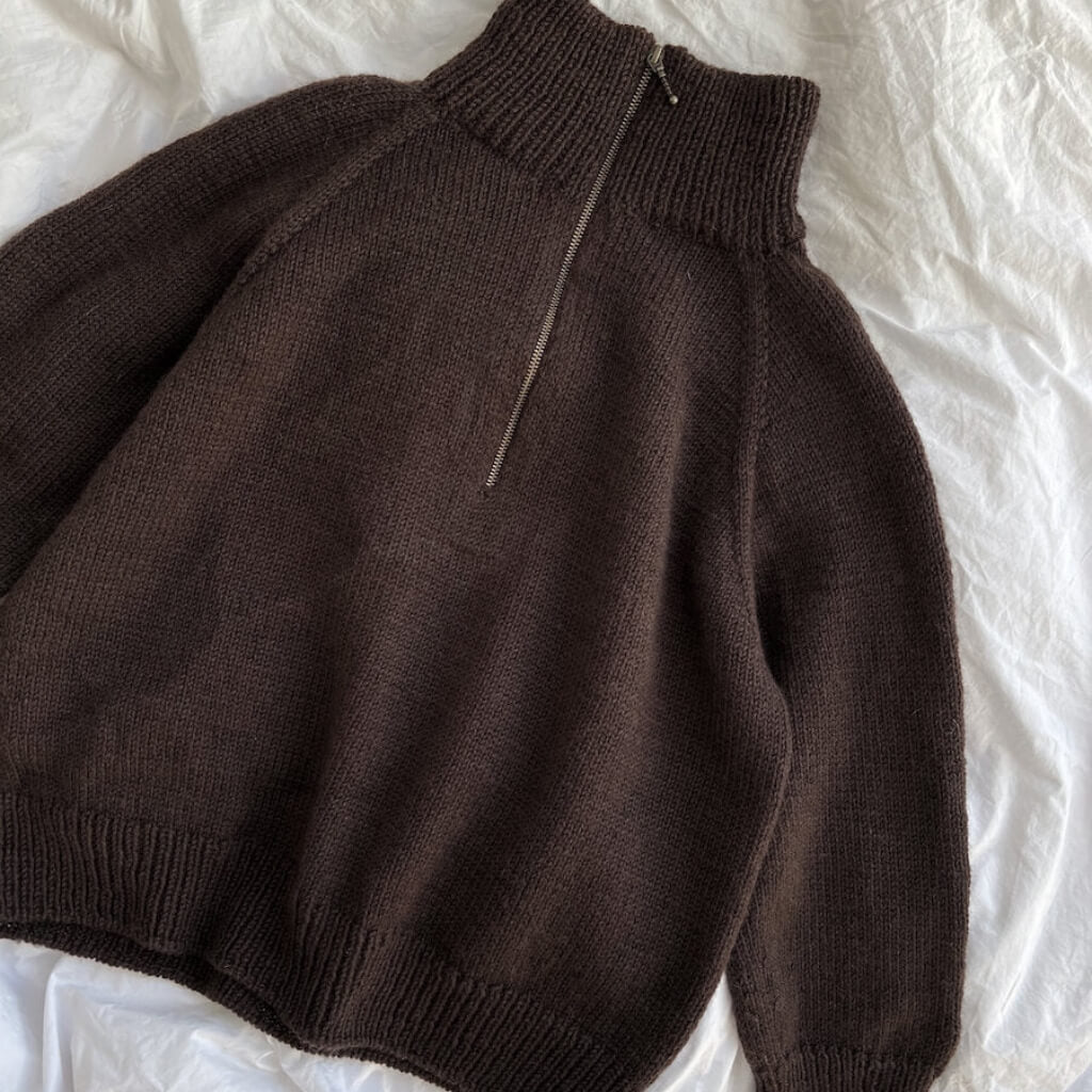 PetiteKnit Pattern Rollkragenpullover Zipper Sweater Light Strickanleitung - PetiteKnit (Heft) Lieblingsgarn