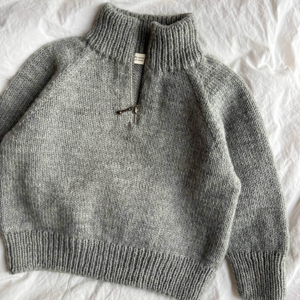 PetiteKnit Pattern Kinder Pullover Zipper Sweater Light Strickanleitung - PetiteKnit (Heft) Lieblingsgarn