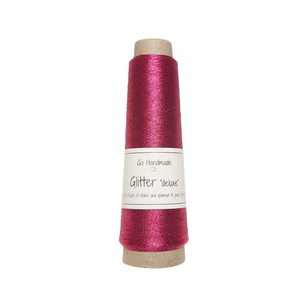 Go Handmade Pink Go handmade Yarn Glitter deluxe 30g Lieblingsgarn