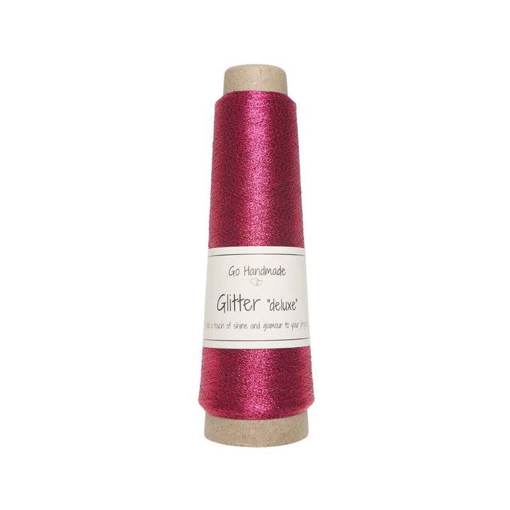 Go Handmade Pink Go handmade Yarn Glitter deluxe 30g Lieblingsgarn