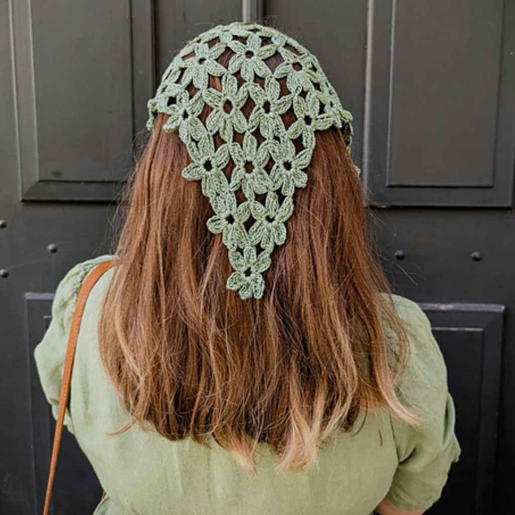 cickadesign Pattern Tuch Plumeria Bandana Häkelanleitung - Cicka Design (PDF) Lieblingsgarn