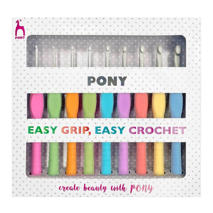 Pony Easy Grip Häkelnadel Set