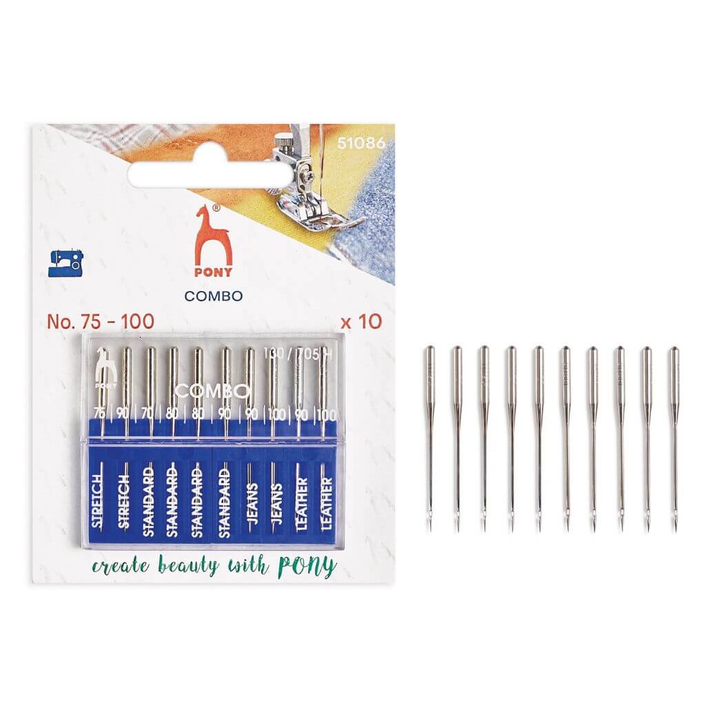 Pony Nähmaschinennadeln - Combo Pack