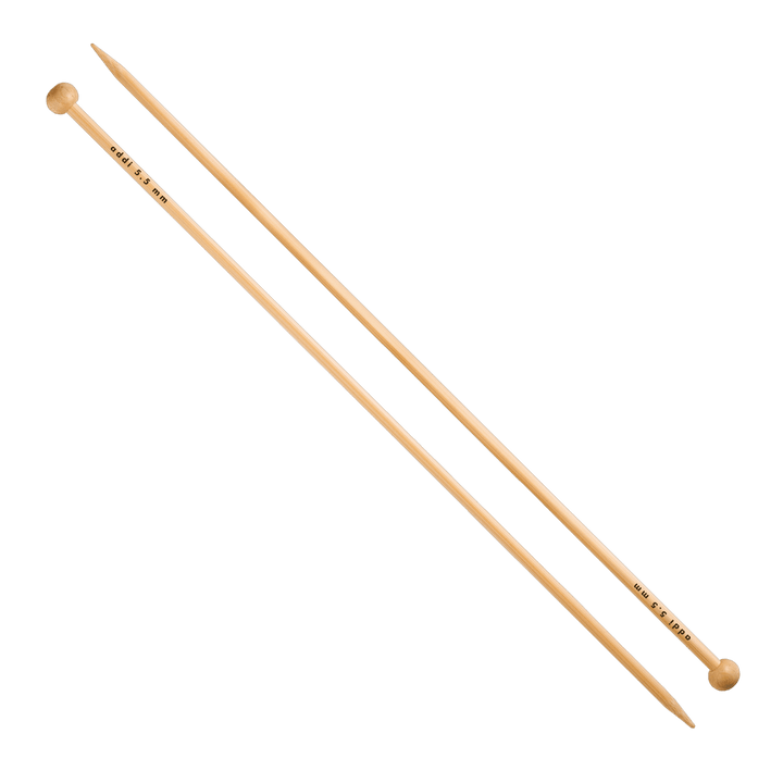Addi 35 cm / 9 Addi Jackenstricknadeln aus Bambus - 500-7 Lieblingsgarn
