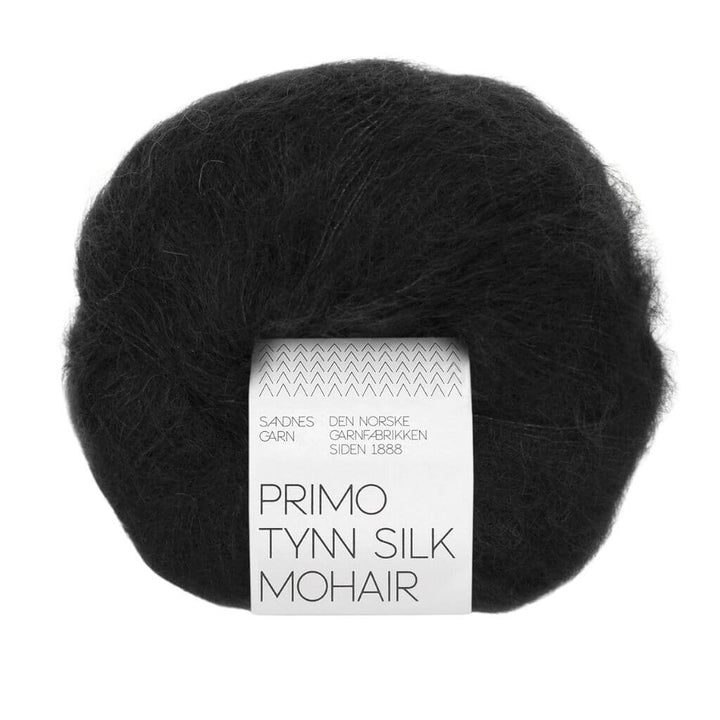 Sandnes Garn 1099 - black Sandnes Garn Primo Tynn Silk Mohair 25g Lieblingsgarn
