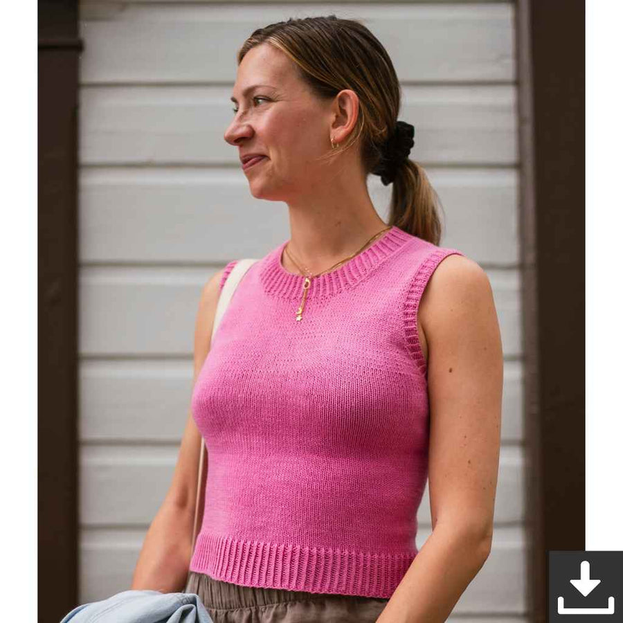Kutovakika - Veronika Lindberg Sweet Breeze Top Strickanleitung - Kutovakika (PDF, englisch) Lieblingsgarn