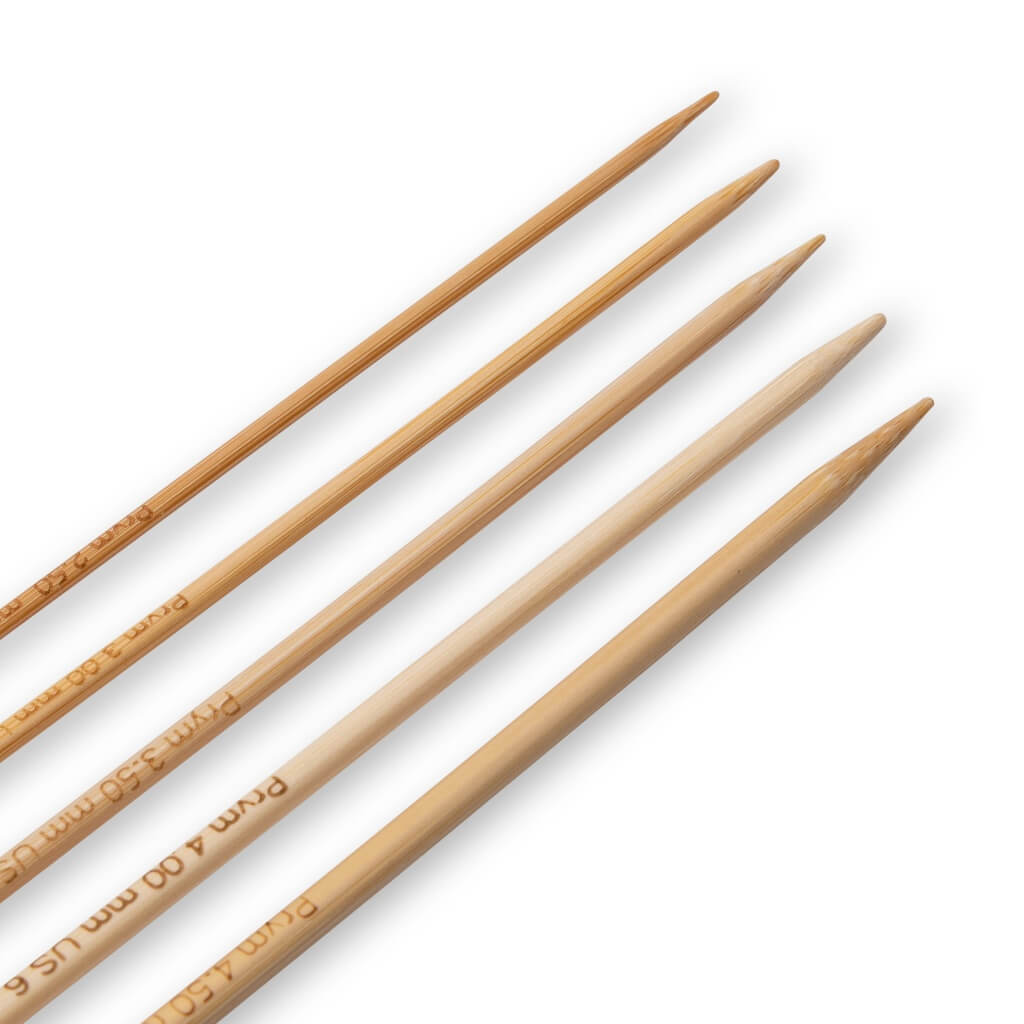 Prym 1530 Strumpfstricknadeln Bambus Set