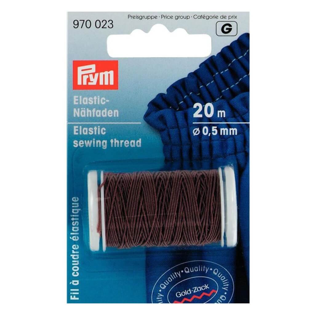Prym braun Prym Elastic-Nähfaden 0,5mm Lieblingsgarn