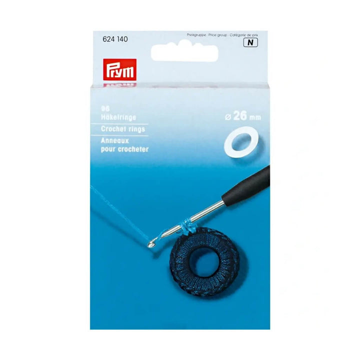 Prym flach 26 mm Prym Häkelringe Lieblingsgarn
