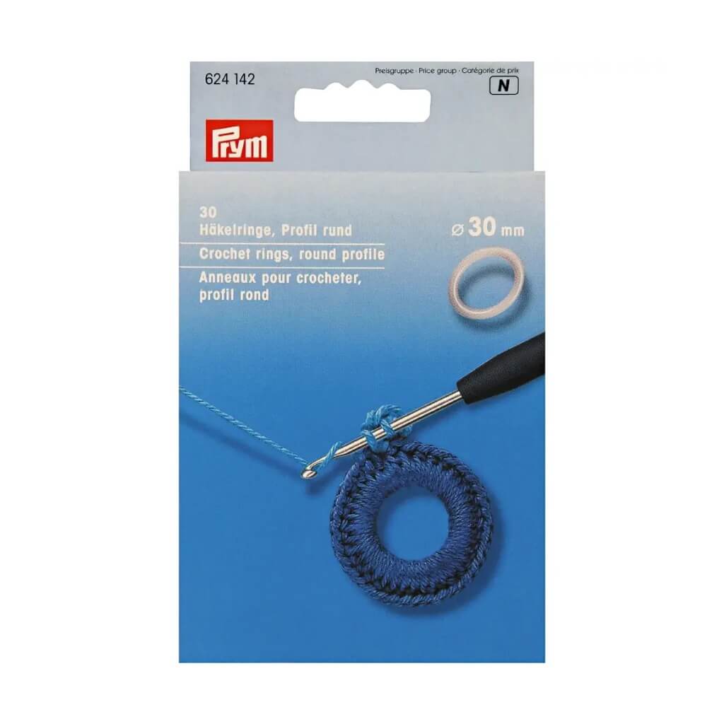 Prym rund 30 mm Prym Häkelringe Lieblingsgarn