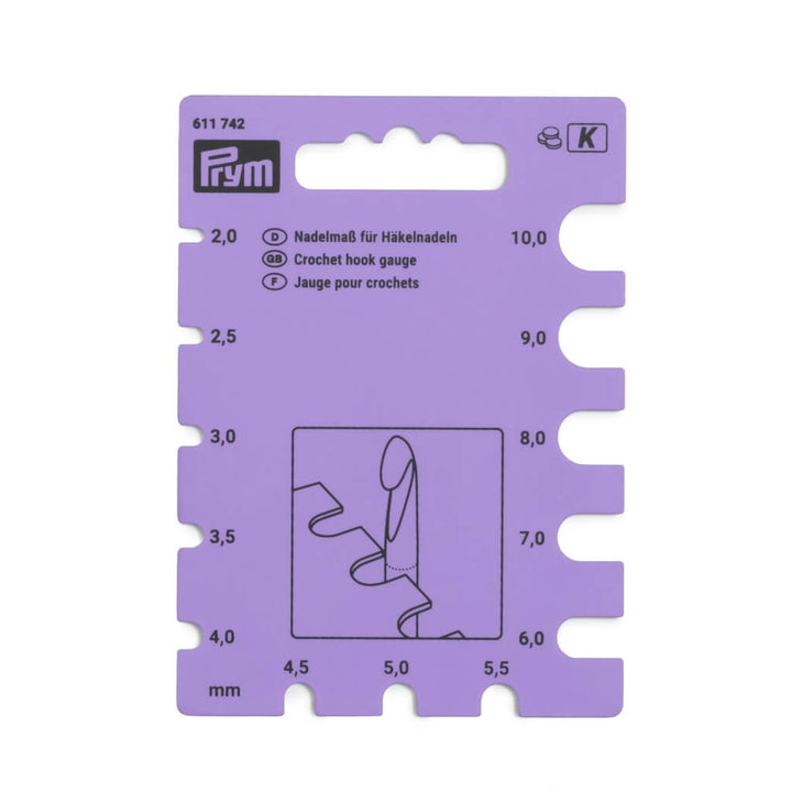 Prym Prym Nadelmaß für Häkelnadeln Lieblingsgarn