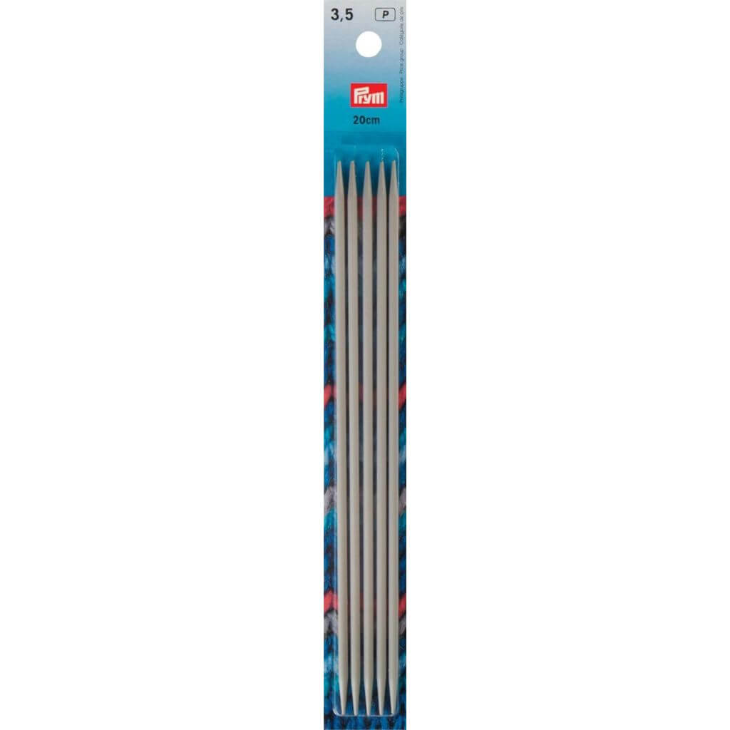 Prym Strumpfstricknadeln ALU 10 - 40 cm, Farbe 20 – Metall bei Lieblingsgarn